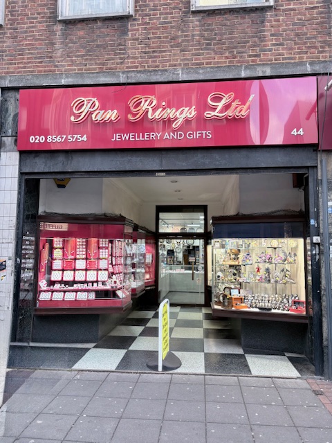 Pan Rings Ltd shopfront in Ealing